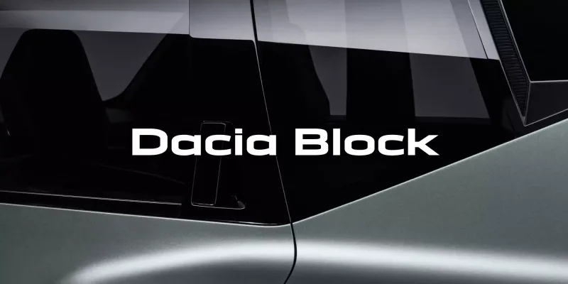 Dacia Block Font preview 6 – Display Fonts font sample