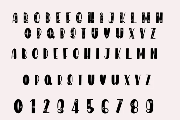 Daisy Font preview 2 – Decorative Fonts font sample