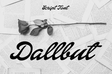 Dallbut Script Font free download – Dallbut Script Font font preview