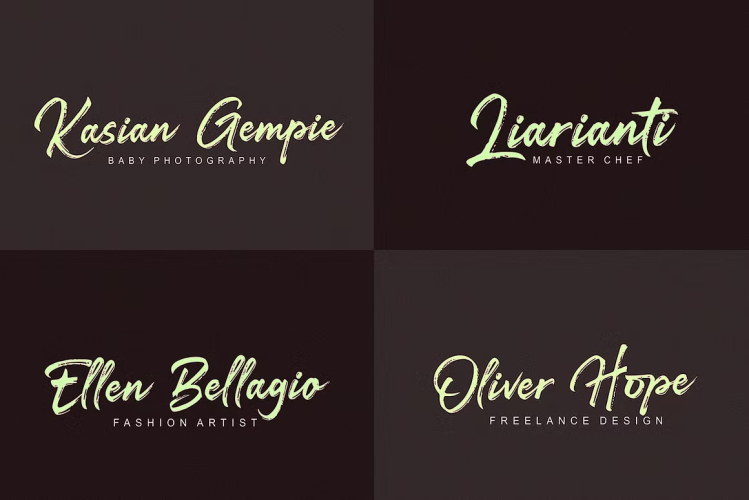 Darkline Font free download preview 2 – Script And Handwritten font