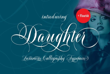 Daughter Script Font free download – Calligraphy font preview