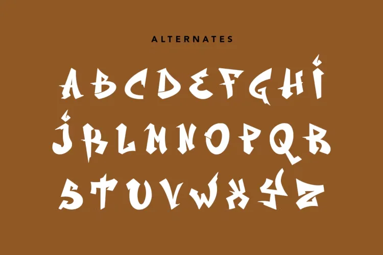 DetroitStreet Graffiti Font preview 3 – Decorative Fonts font sample