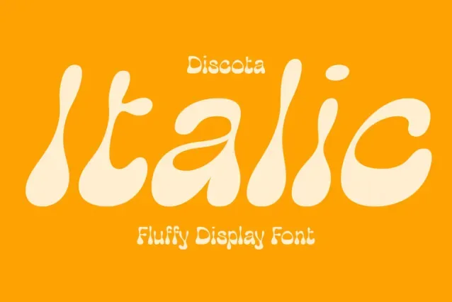Discota Display Font preview 3 – Display Fonts font sample