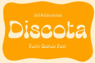 Discota Display Font free download – Retro font preview