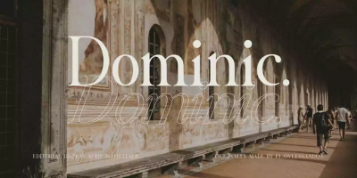 Dominic Font Family free download – Elegant font preview