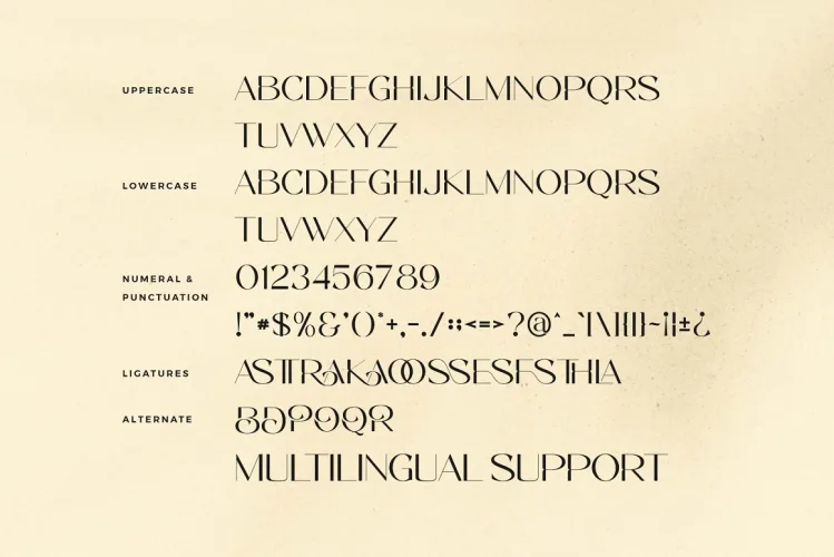 Draka – Modern Sans Font preview 2 – Sans Serif Fonts font sample