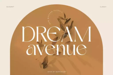 Dream Avenue Font free download – Serif font preview