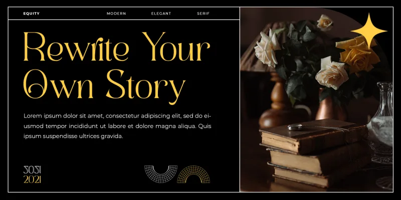 EQuity Font preview 3 – Serif Fonts font sample