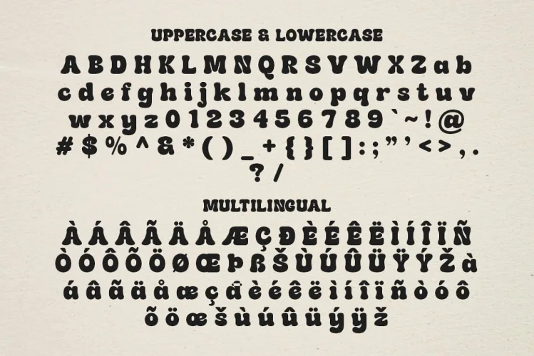 Early Quake Font preview 4 – Display Fonts font sample