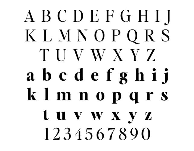 Editors Note Font preview 1 – Serif Fonts font sample