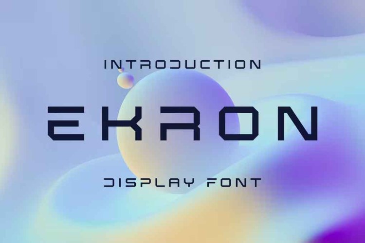 Ekron Font free download preview 4 – Sans Serif Fonts font