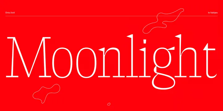 Elvira Serif Font Family preview 8 – Serif Fonts font sample