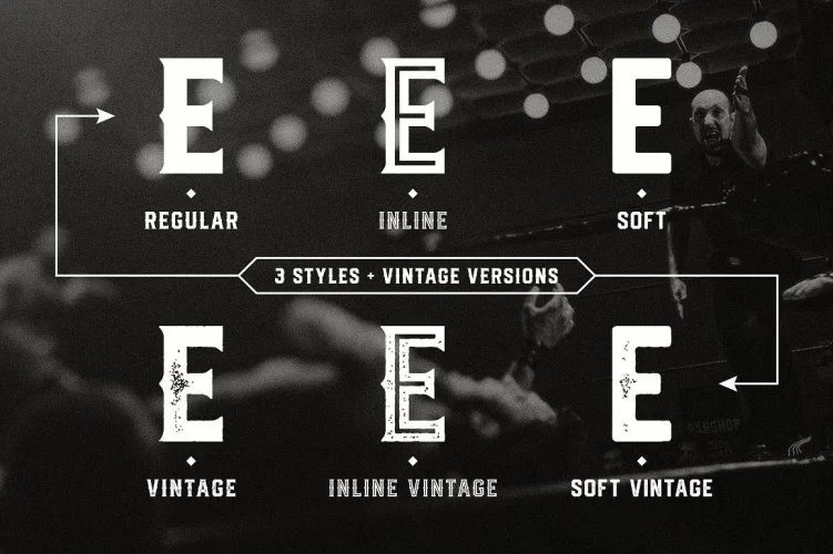 Empera Font preview 1 – Display Fonts font sample