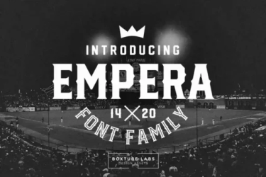 Empera Font free download – Branding font preview