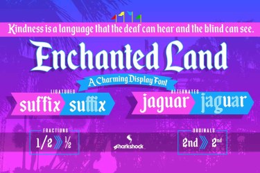 Enchanted Land Font free download – Enchanted Land Font font preview