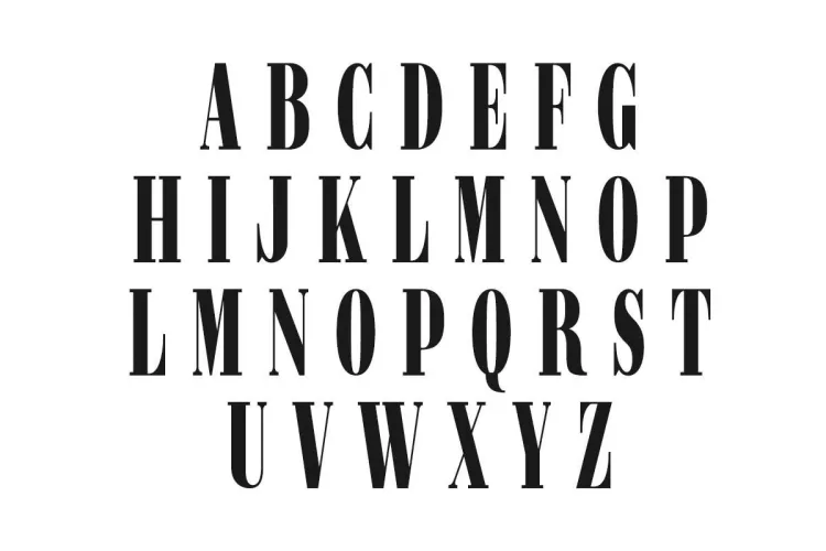 Eras Tour Font preview 2 – Serif Fonts font sample