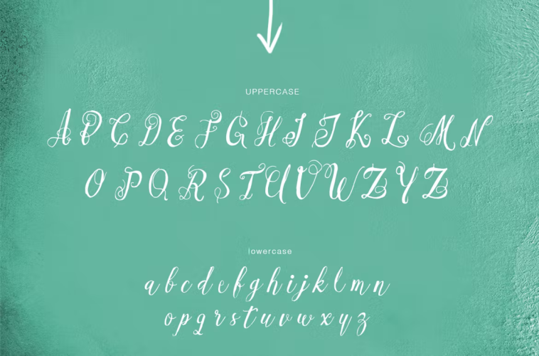 Esmeralda Font free download preview 3 – Script And Handwritten font
