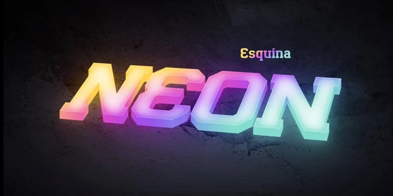 Esquina Font Family preview 8 – Slab Serif Fonts font sample