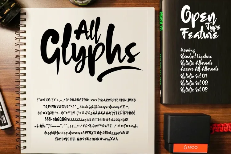 Estrude Font preview 3 – Script And Handwritten font sample