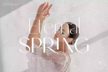 Eternal Spring Font free download – Elegant font preview