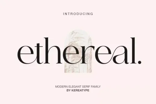 Ethereal Font preview 7 – Serif Fonts font sample