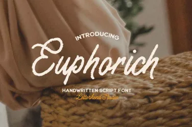 Euphorich – Handwritten Script Font free download – Script And Handwritten preview