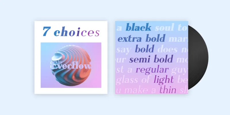 Everflow Font Family preview 1 – Serif Fonts font sample