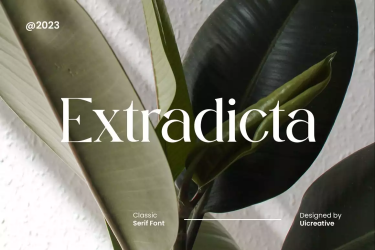 Extradicta Classic Serif Font free download – Classic font preview