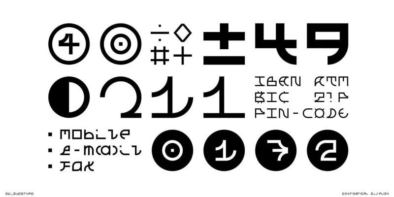 Extragraph Display Font Family preview 3 – Font Family font sample