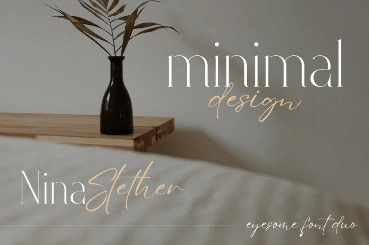 Eyesome Font preview 1 – Serif Fonts font sample