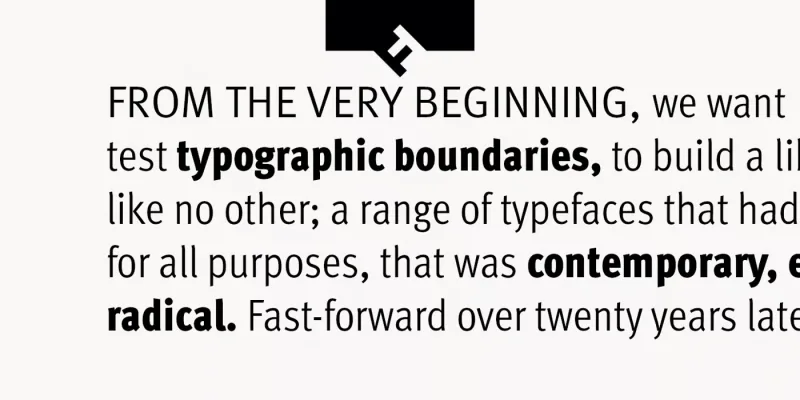FF Meta Font preview 3 – Sans Serif Fonts font sample
