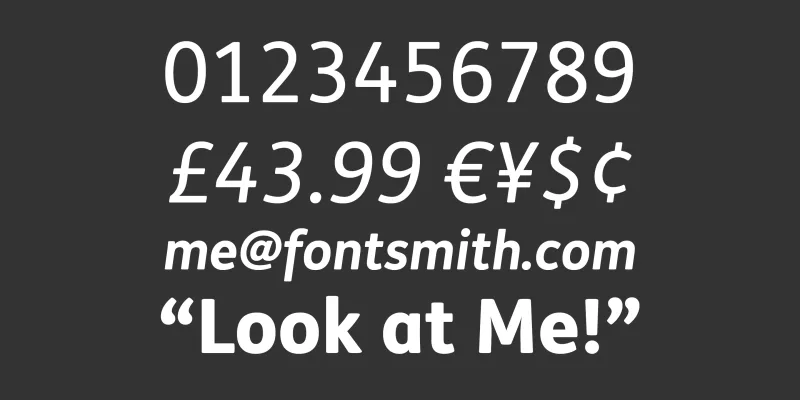 FS Me Font preview 3 – Sans Serif Fonts font sample