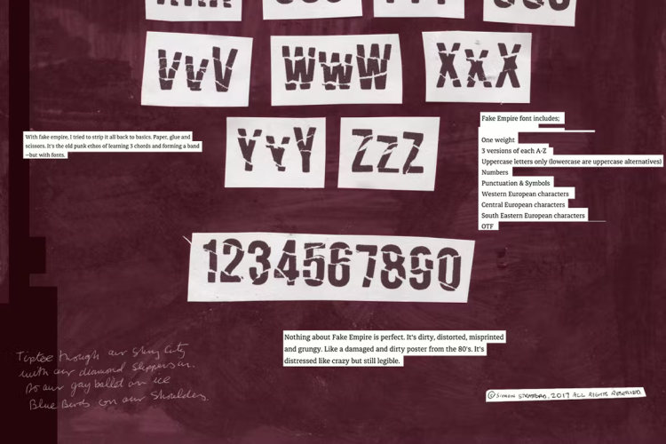 Fake Empire Font free download preview 2 – Serif Fonts font
