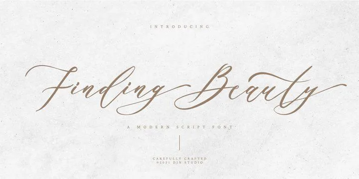 Finding Beauty Font preview 9 – Script And Handwritten font sample