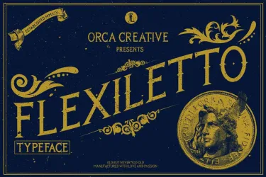 Flexiletto Font free download – Serif Fonts preview