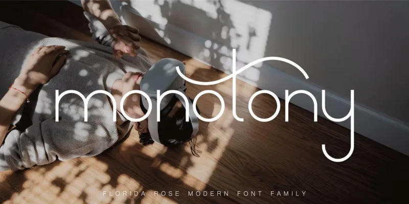 Florida Rose Font preview 4 – Display Fonts font sample