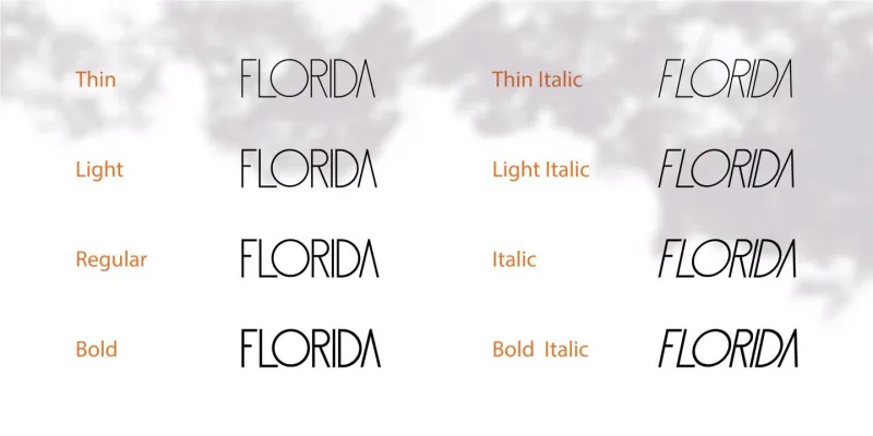 Florida Rose Font preview 9 – Display Fonts font sample
