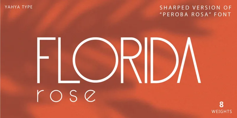 Florida Rose Font preview 11 – Display Fonts font sample