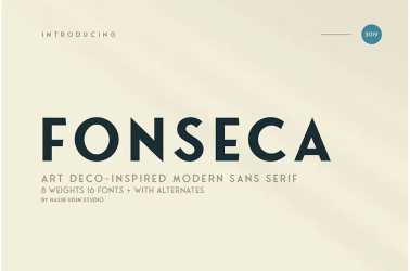 Fonseca Font free download – Geometric font preview