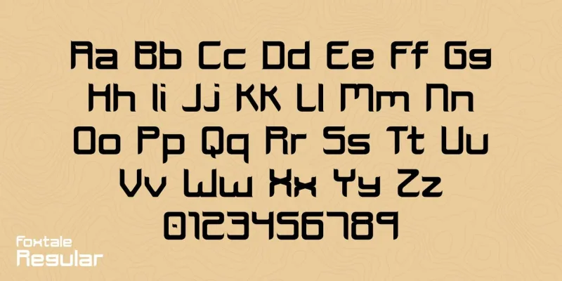 Foxtale Font Family preview 5 – Font Family font sample