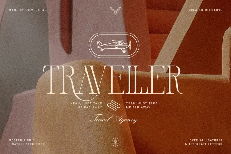 French Voyager Font preview 2 – Serif Fonts font sample