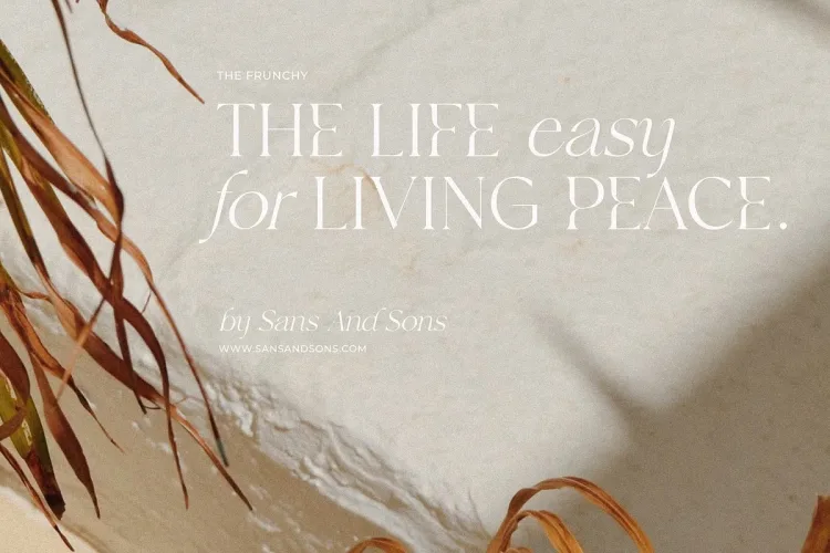 Frunchy Sage Font preview 2 – Serif Fonts font sample