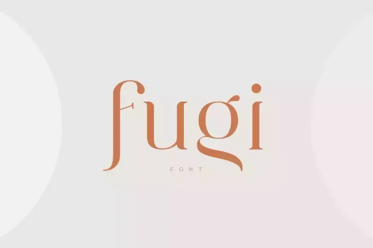 Fugi Font preview 7 – Serif Fonts font sample