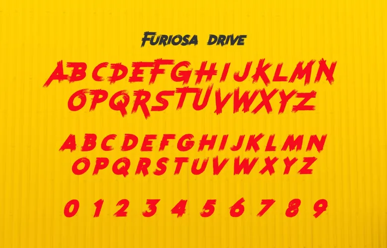 Furiosa Font preview 2 – Script And Handwritten font sample