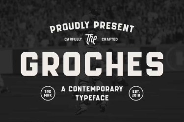 GROCHES Font free download – Sans Serif Fonts font preview