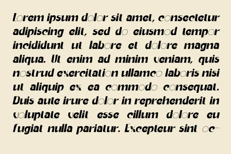 Galandrie – Modern Display Font preview 3 – Display Fonts font sample