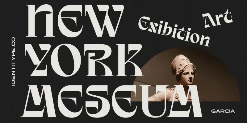 Garcia Font preview 1 – Modern Fonts font sample