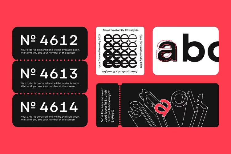 Garet Font preview 2 – Sans Serif Fonts font sample