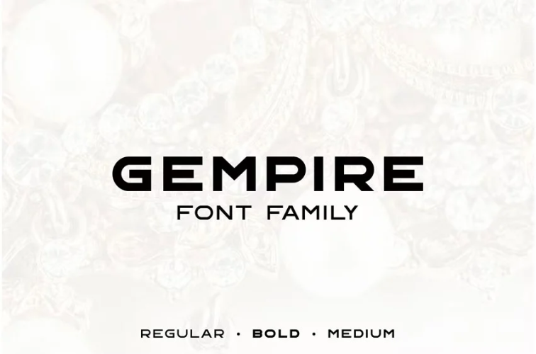Gempire Font free download preview 5 – Sans Serif Fonts font