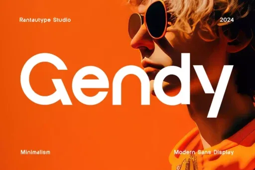Gendy Font preview 7 – Sans Serif Fonts font sample